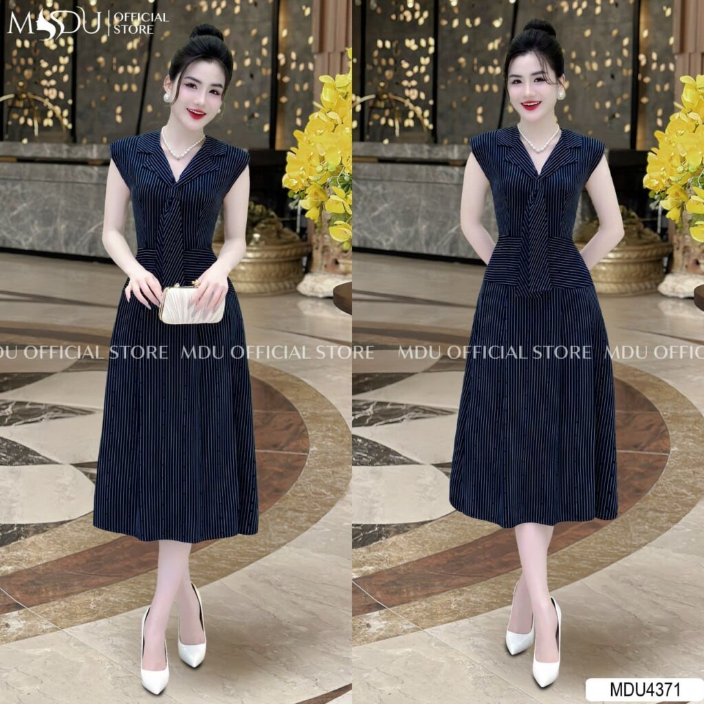 Đầm Vest Dự Tiệc Cổ Điển Phong Cách Châu Âu