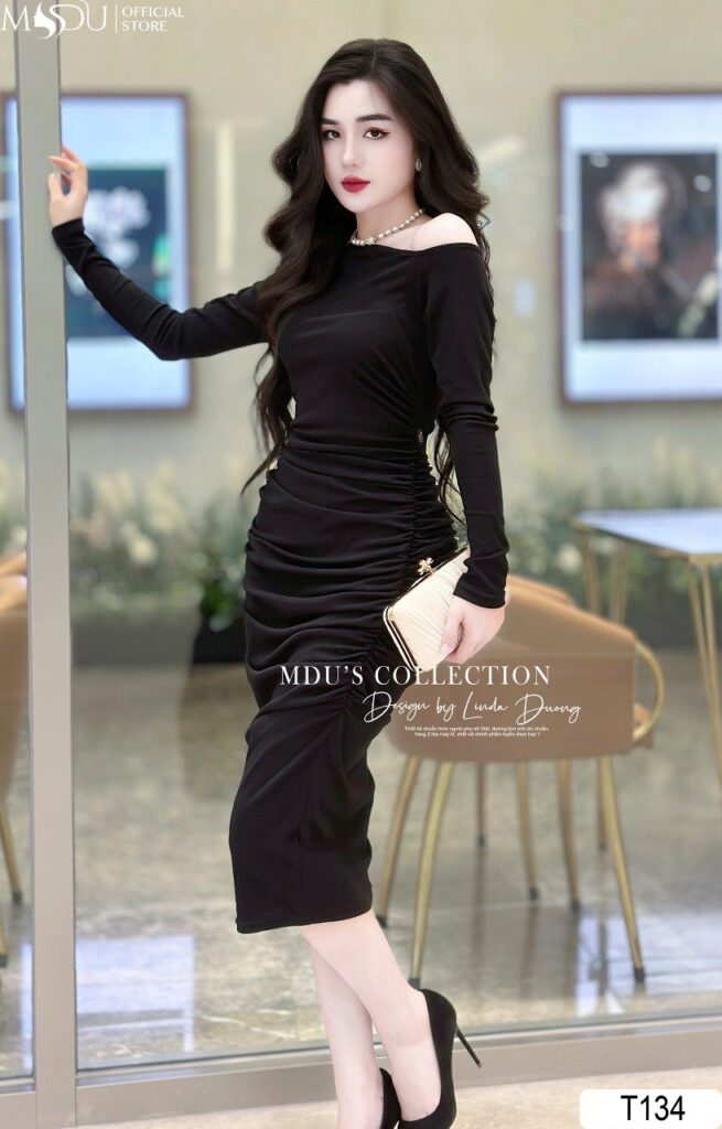 Váy Thiết Kế T134 - Thiết Kế Độc Đáo Và Thanh Lịch 
