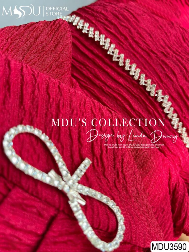 Váy Thiết Kế MDU3590 - Chất Visco Nhật Bản Cao Cấp