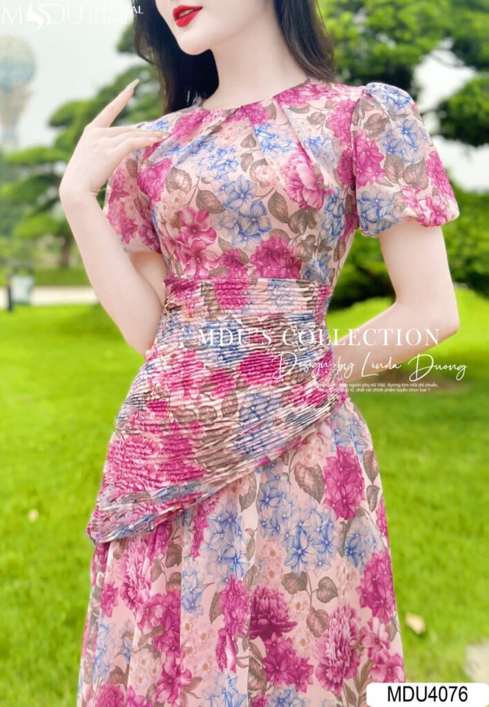 Váy Thiết Kế MDU4076 - Thiết kế Độc Đáo Và Tinh Tế Mang Đến Vẻ Đẹp Thanh Lịch Và Cuốn Hút