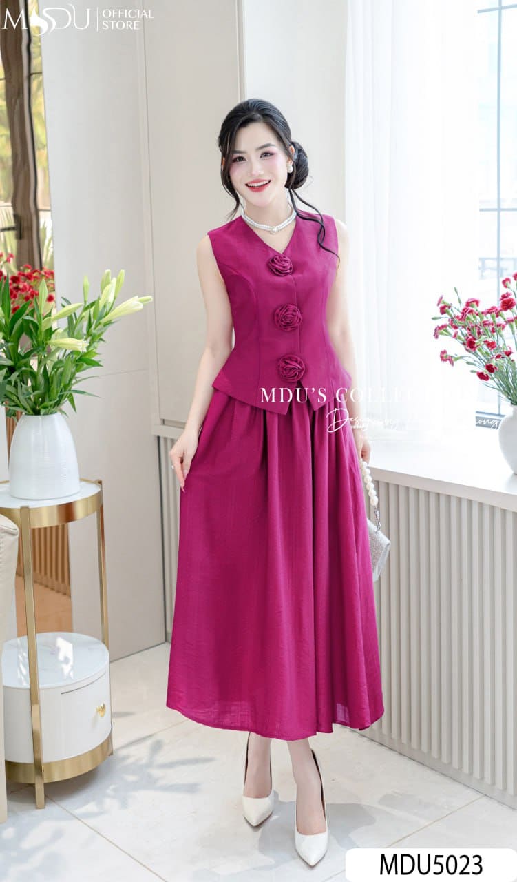 Váy bigsize dự tiệc màu sắc tối 