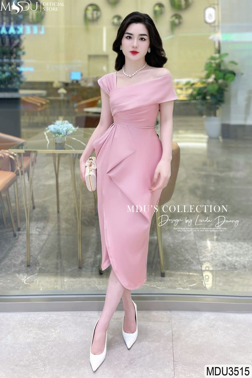 Các Kiểu Dáng Đầm Body Dự Tiệc Cưới Cao Cấp Đẹp Mê Hồn - Đầm Body Xẻ Tà