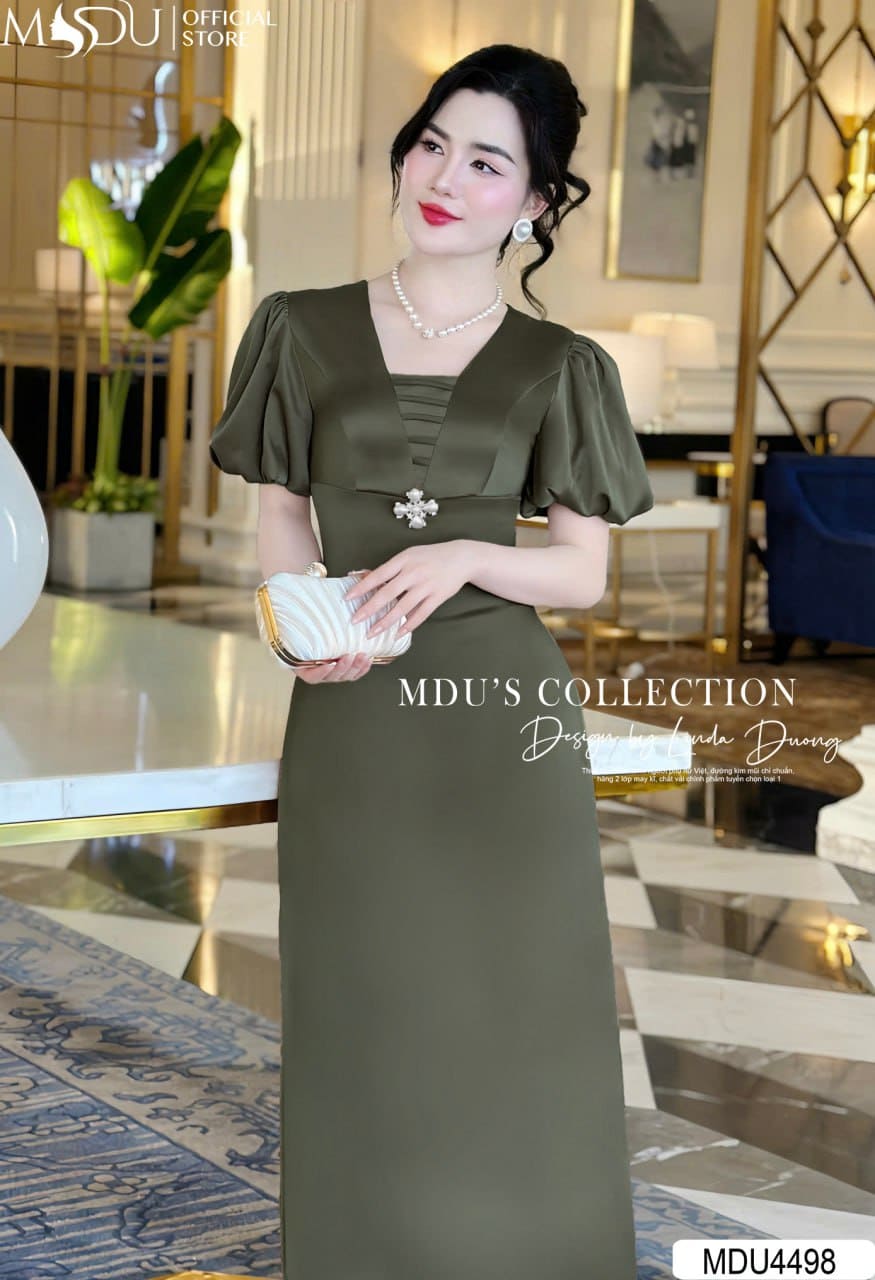 Đầm body dự tiệc thun lạnh - Thoái mái và tôn dáng