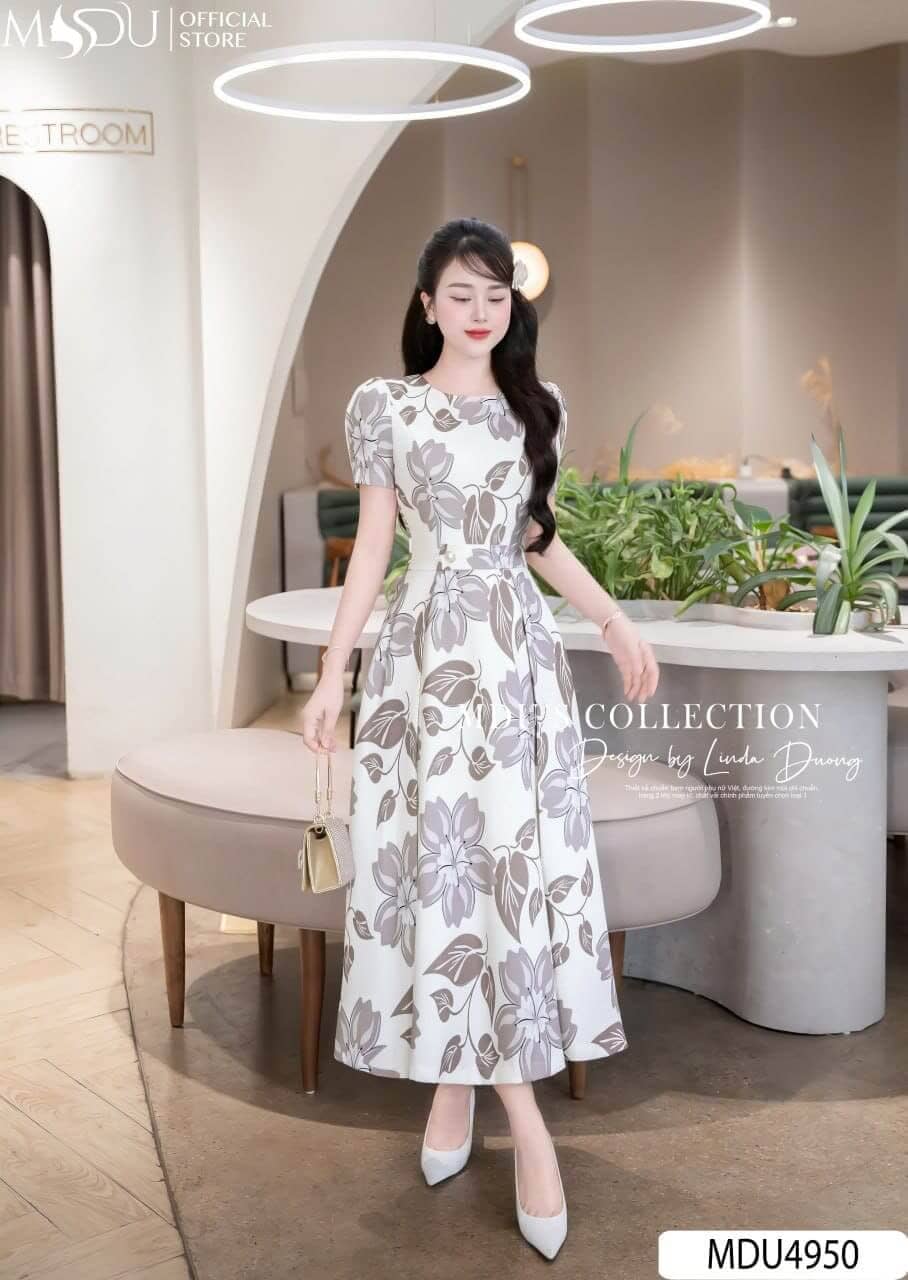 Các Kiểu Dáng Đầm Dự Tiệc Cho Người Lớn Tuổi Đẹp Mê Mẩn - Đầm Suông