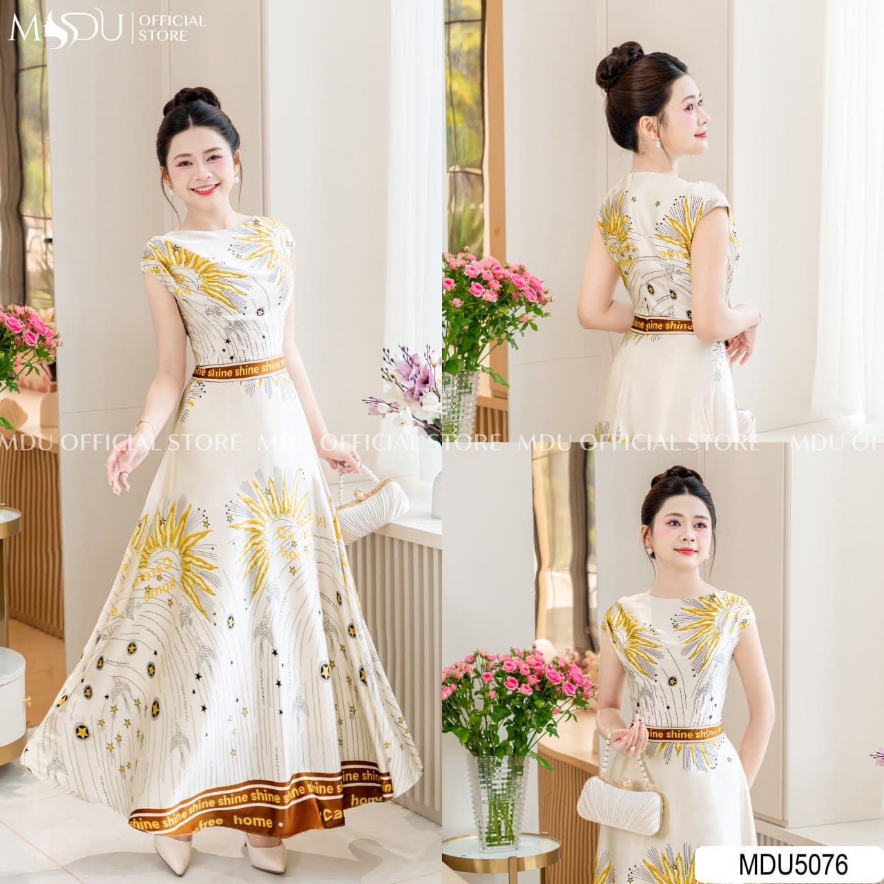 Bí Quyết Phối Phụ Kiện Cùng Đầm Dự Tiệc Màu Cam