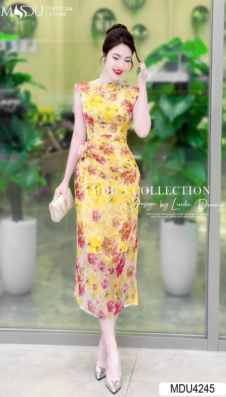 Các Kiểu Dáng Đầm Màu Vàng Dự Tiệc Khiến Bạn Mê Mẩn - Đầm Ôm Body Vàng Quyến Rũ