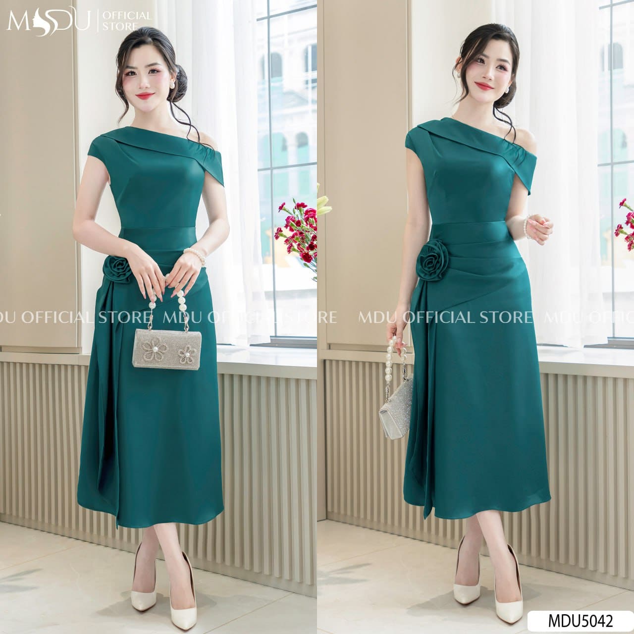 Bí Quyết Phối Phụ Kiện Với Đầm Satin Dự Tiệc