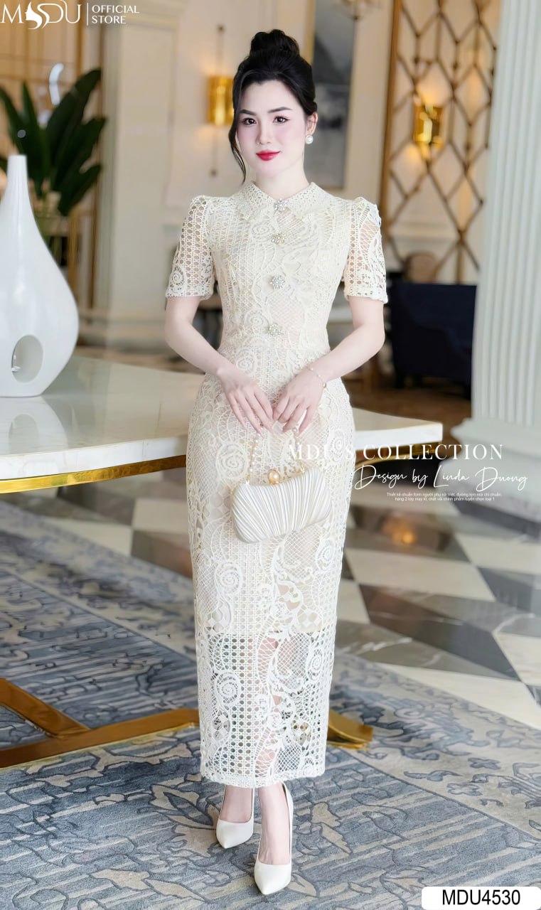 Đầm sơ mi dự tiệc ôm body