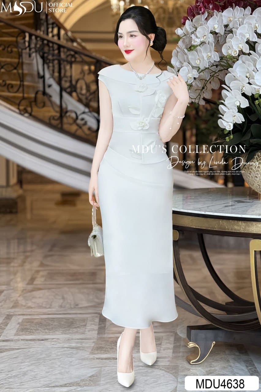 Phối đồ váy dài di tiệc 