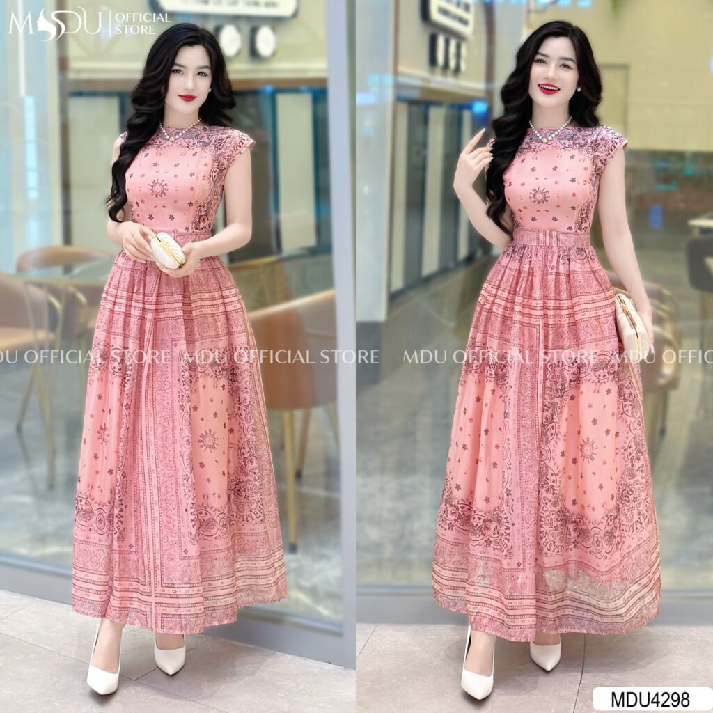 Đầm Tầng Công Chúa Xếp Ly Thanh Lịch