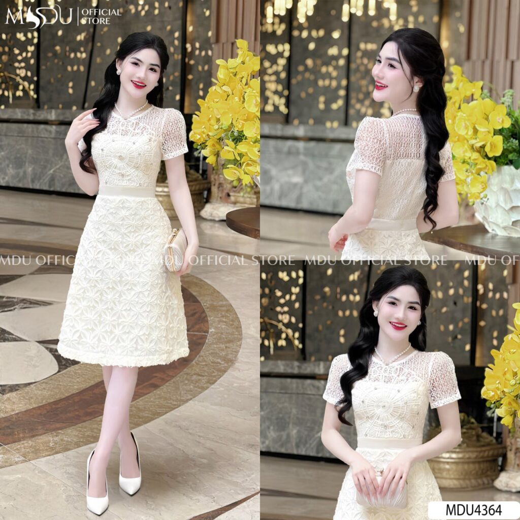 Váy Ngắn Công Sở Dáng Chữ A Trẻ Trung