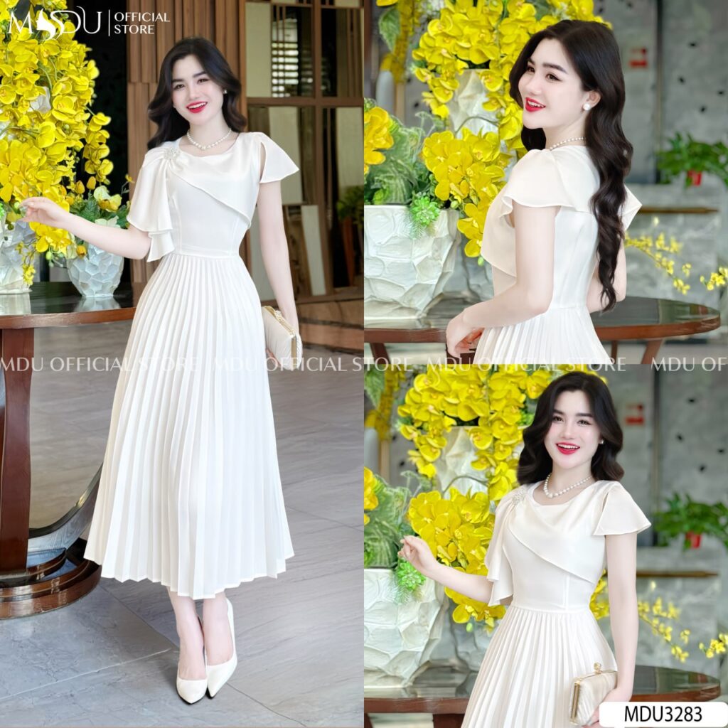 Đầm Yếm Công Sở Dáng Dài