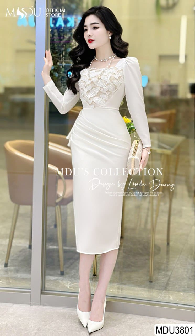 Những Kiểu Váy Công Sở Mùa Đông - Váy Ôm Body