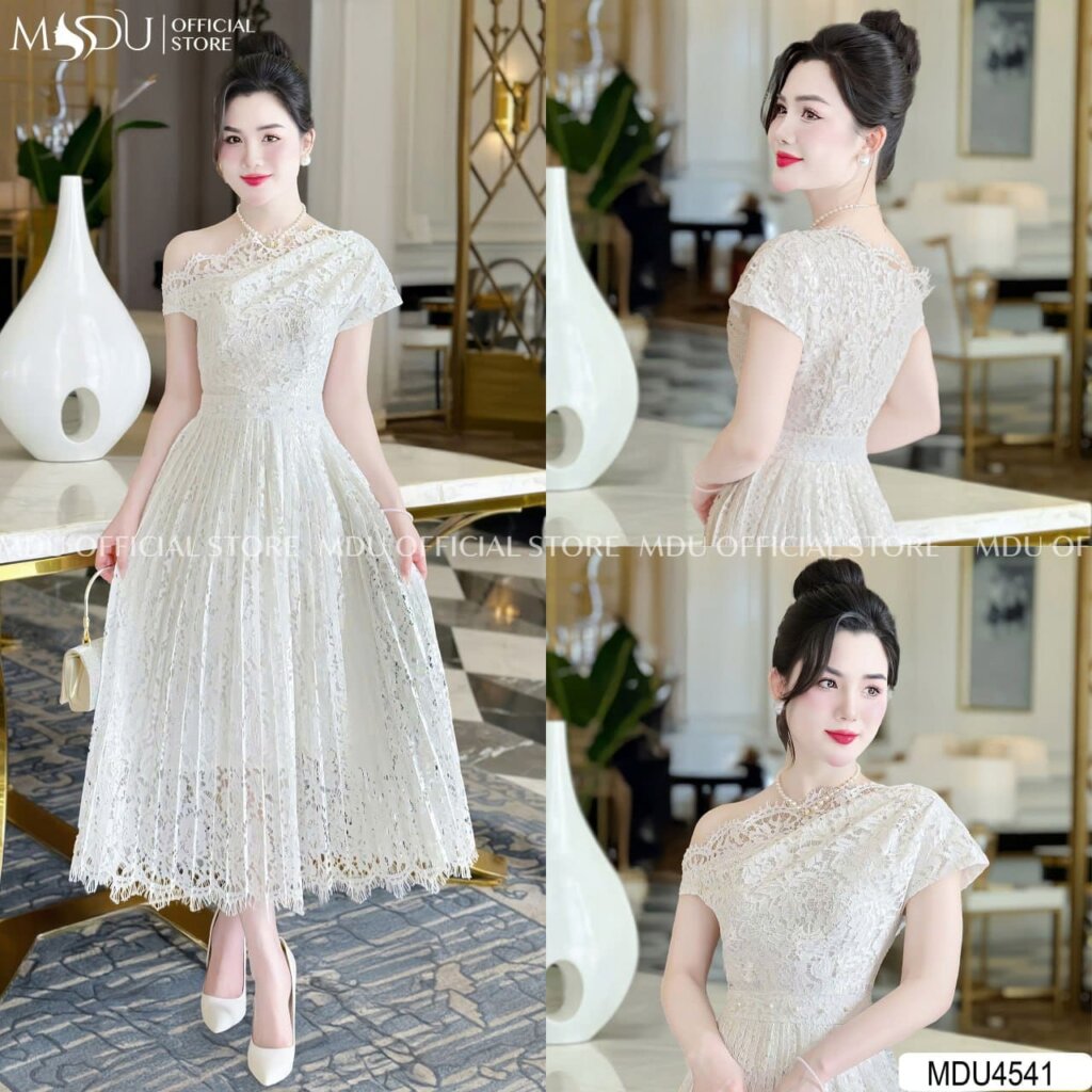 Váy Đầm Dự Tiệc Cưới Cho Tuổi 35 Maxi Thướt Tha