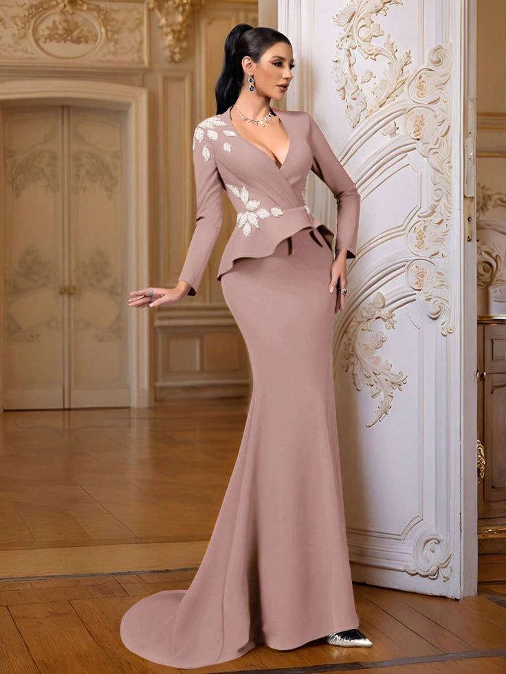 Kiểu Dáng Váy Dự Tiệc Mùa Đông - Đầm Peplum