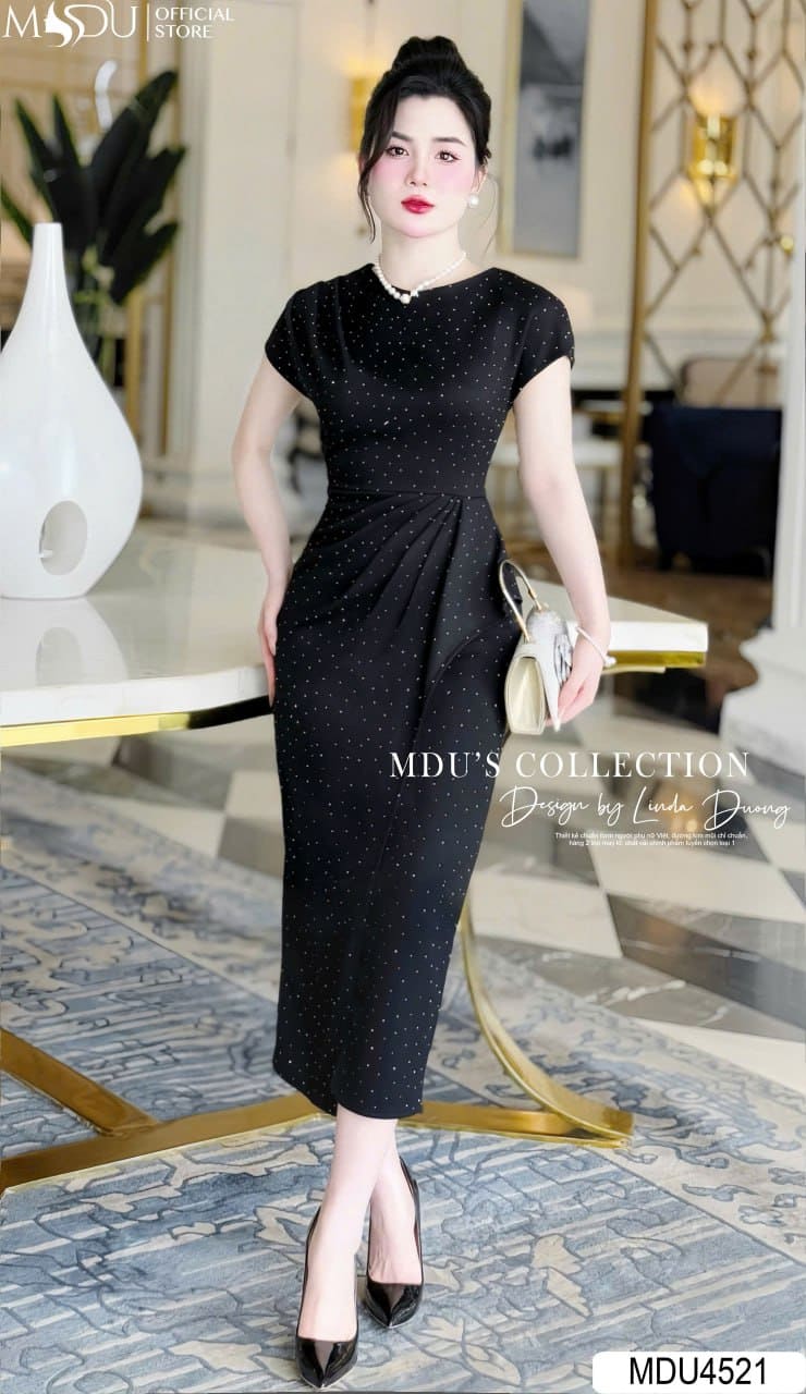 Các Kiểu Dáng Váy Kim Sa Dự Tiệc Đẹp Mê Hồn - Váy Kim Sa Ôm Body