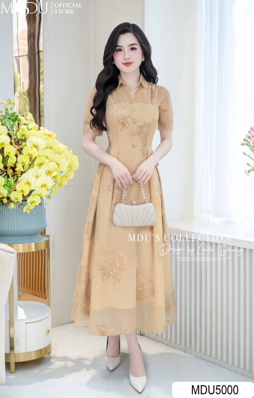 Các Kiểu Dáng Váy Kim Sa Dự Tiệc Đẹp Mê Hồn - Váy Kim Sa Dài