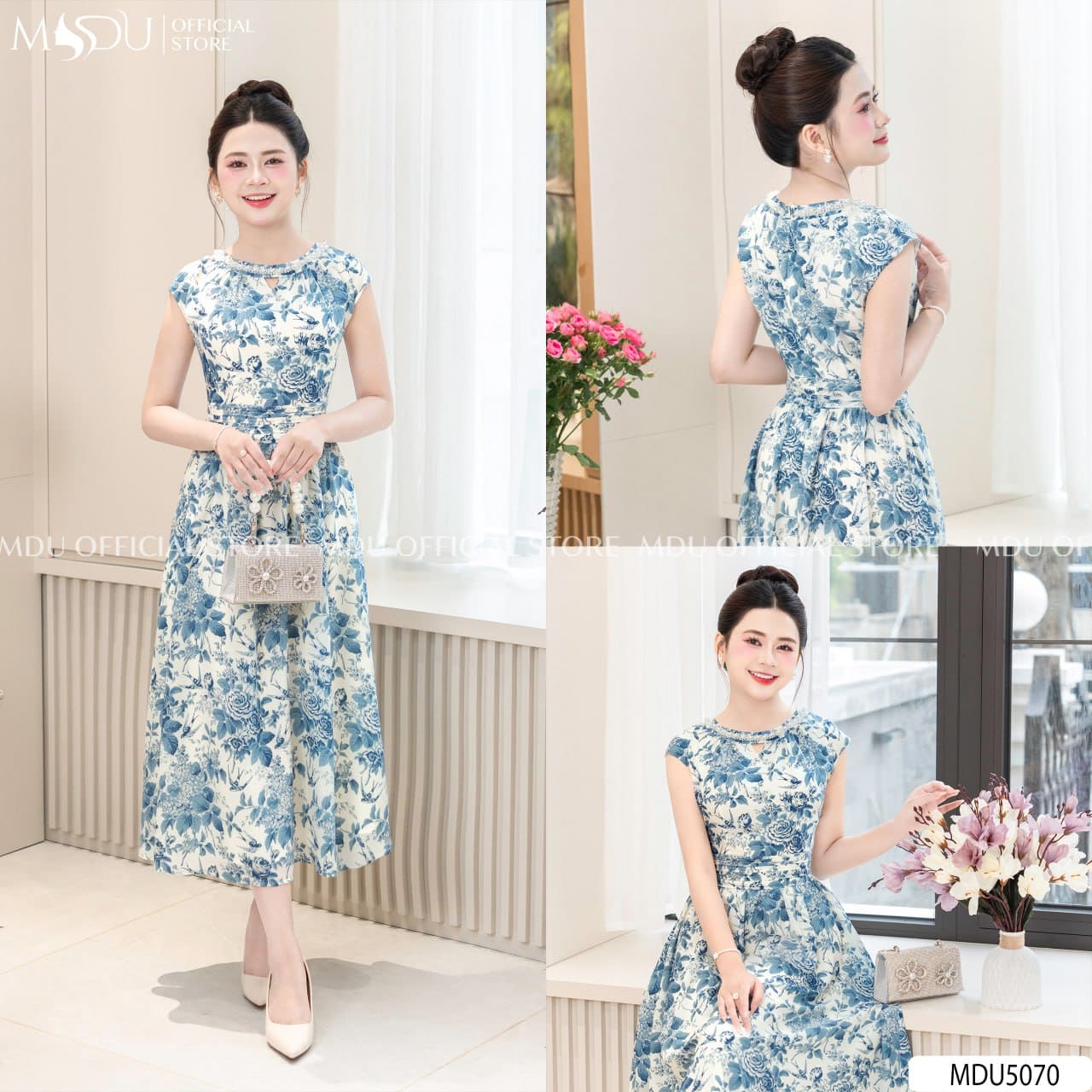 Phối Váy Sát Nách Công Sở Với Phụ Kiện Xịn