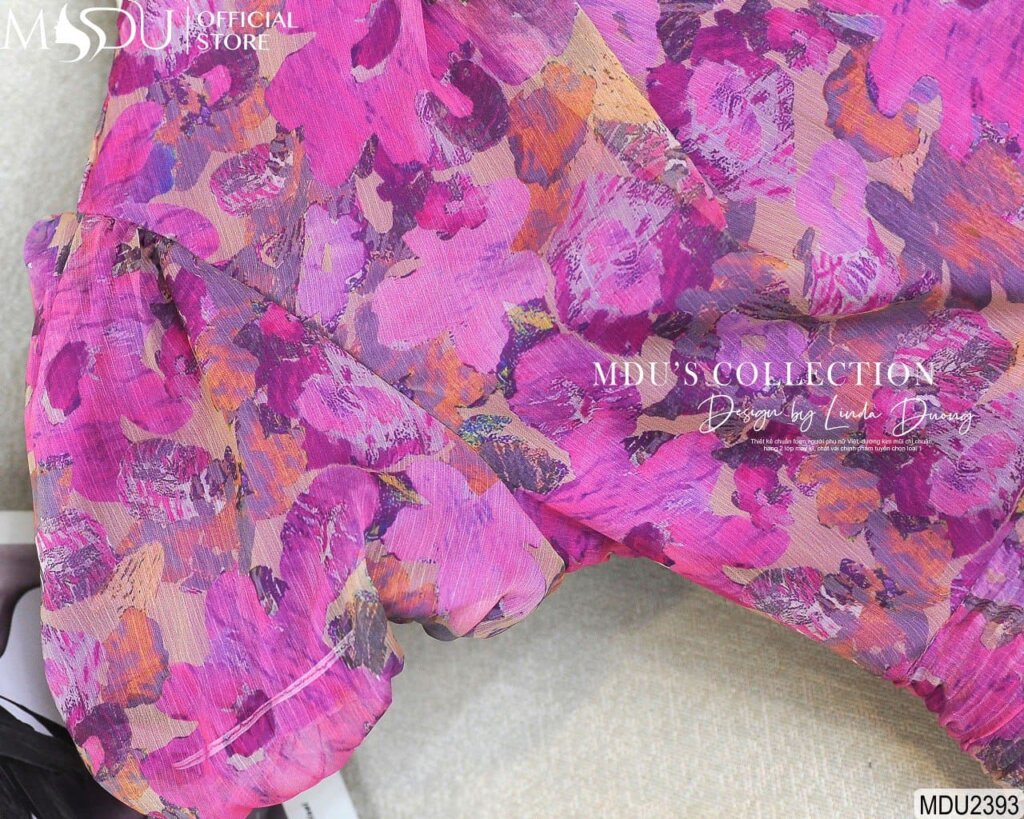 Váy Thiết Kế MDU2393 - Chất Tơ Hàn Cao Cấp Mang Đến Cảm Giác Thoải Mái Và Thoáng Mát