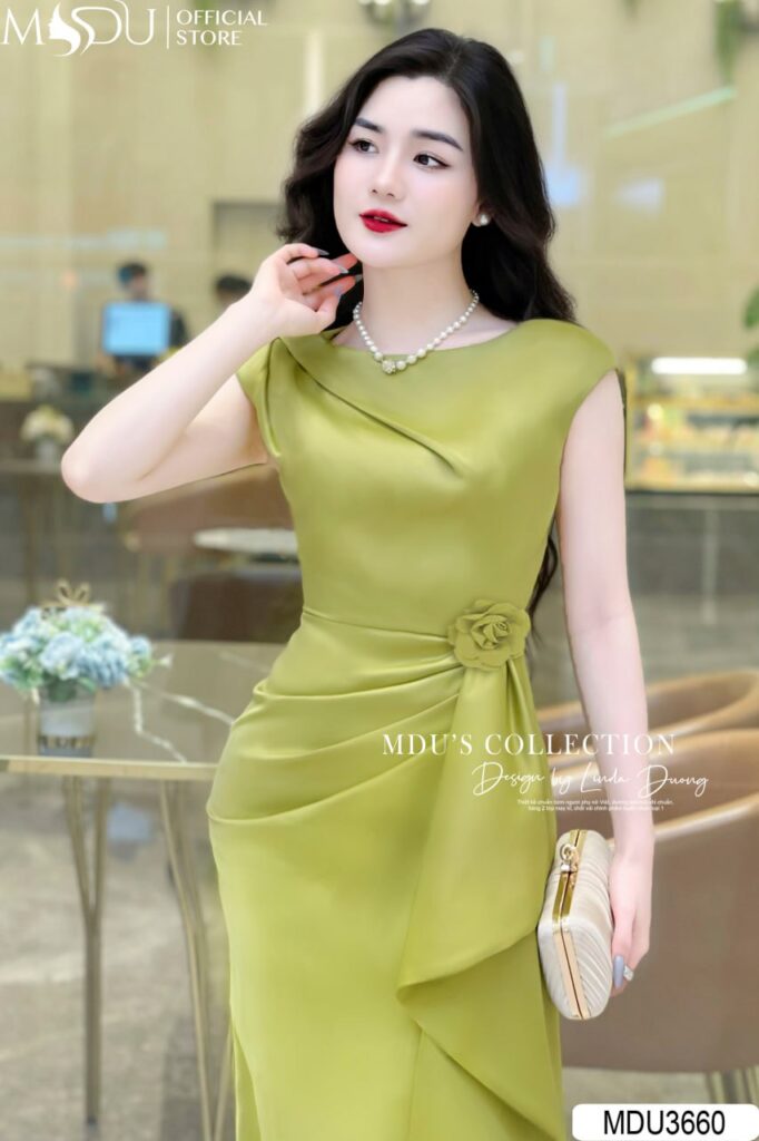 Váy Thiết Kế MDU3660 - Thiết Kế Tinh Tế, Tôn Vinh Vẻ Đẹp Tự Nhiên