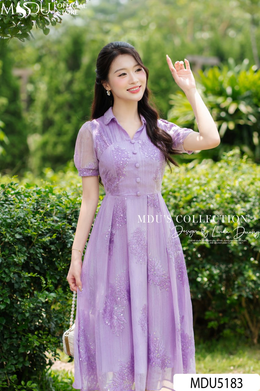 Váy Tơ Công Sở Cho Dáng Quả Táo