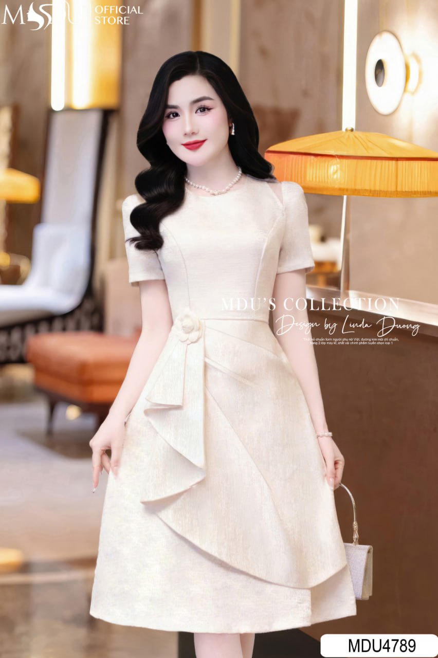 Váy Trắng Thiết Kế Công Chúa - Giấc Mơ Thành Hiện Thực