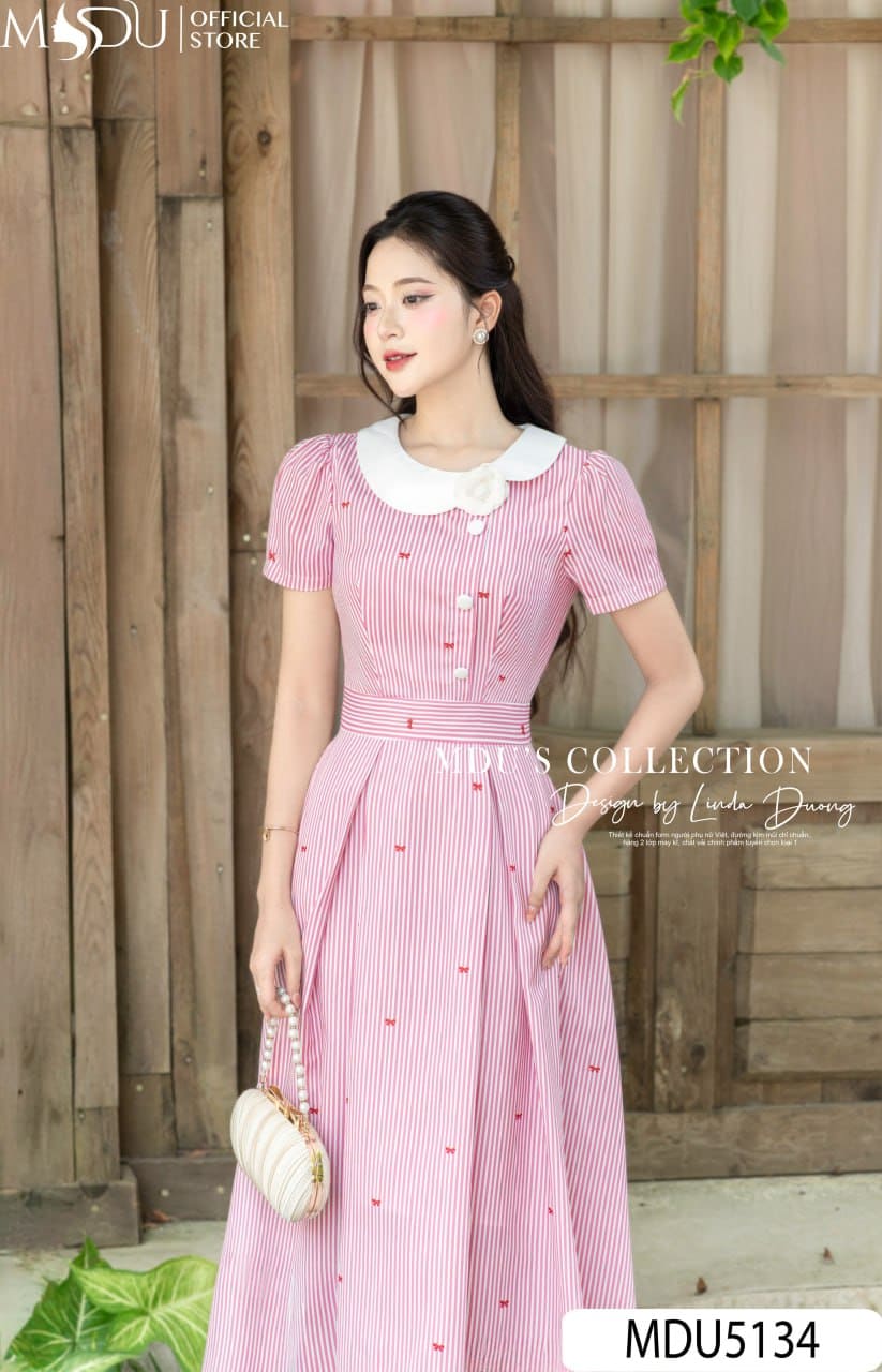 Đầm Công Sở Dáng Dài Chữ A – Tôn Dáng Đỉnh Cao