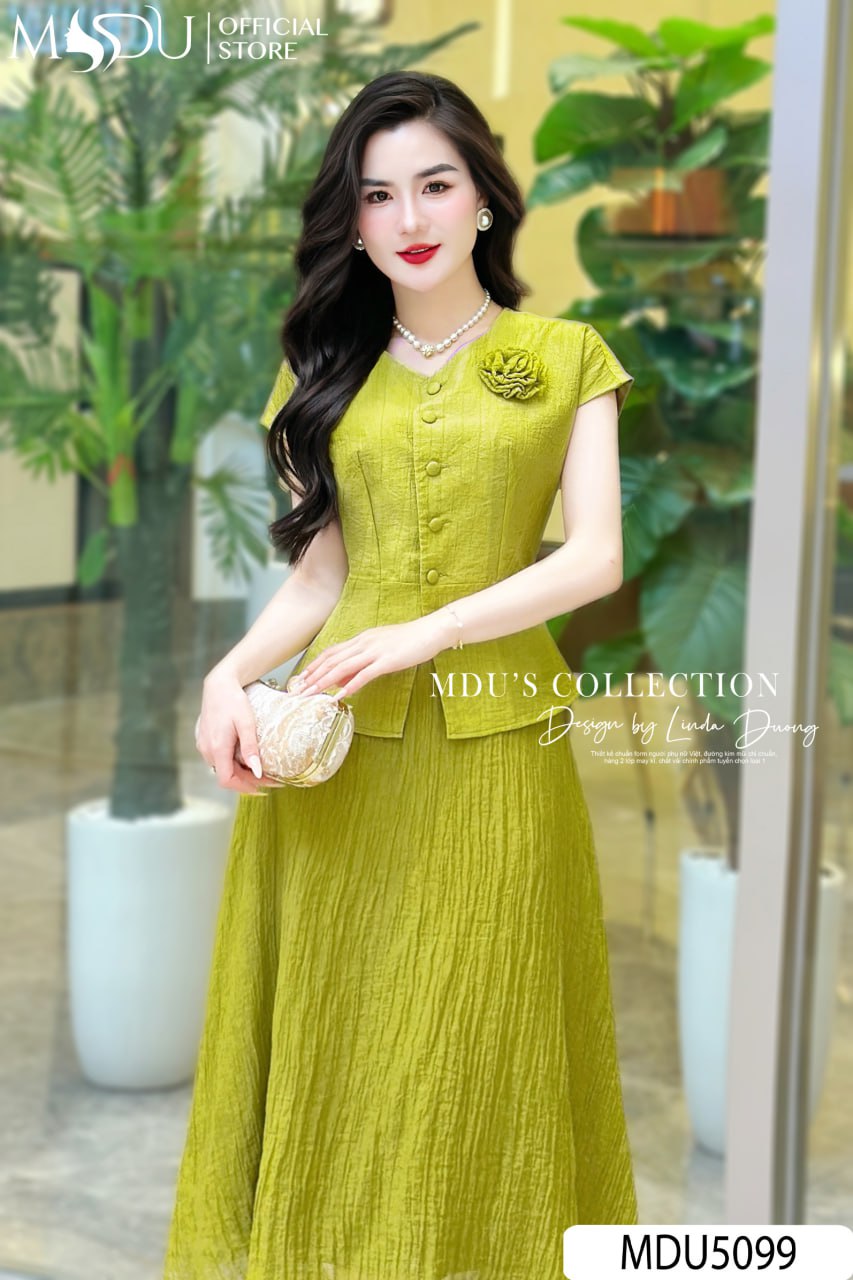 Đầm Công Sở Dáng Dài Peplum – Che Bụng Cực Đỉnh