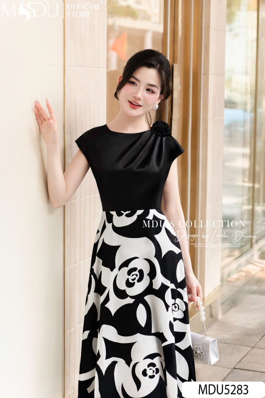 Đầm Thiết Kế Dáng Dài Phối Đồ Cho Công Sở