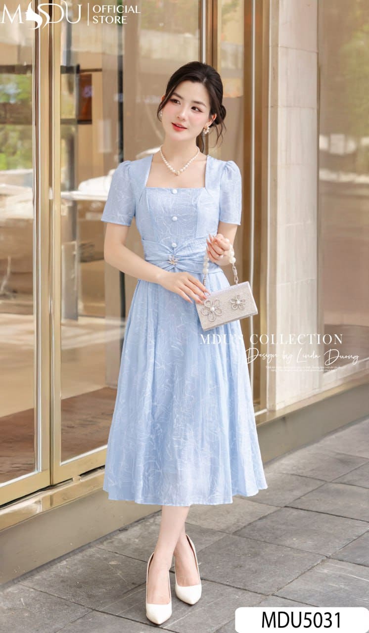 Đầm Tôn Dáng Cho Người Dáng Quả Lê