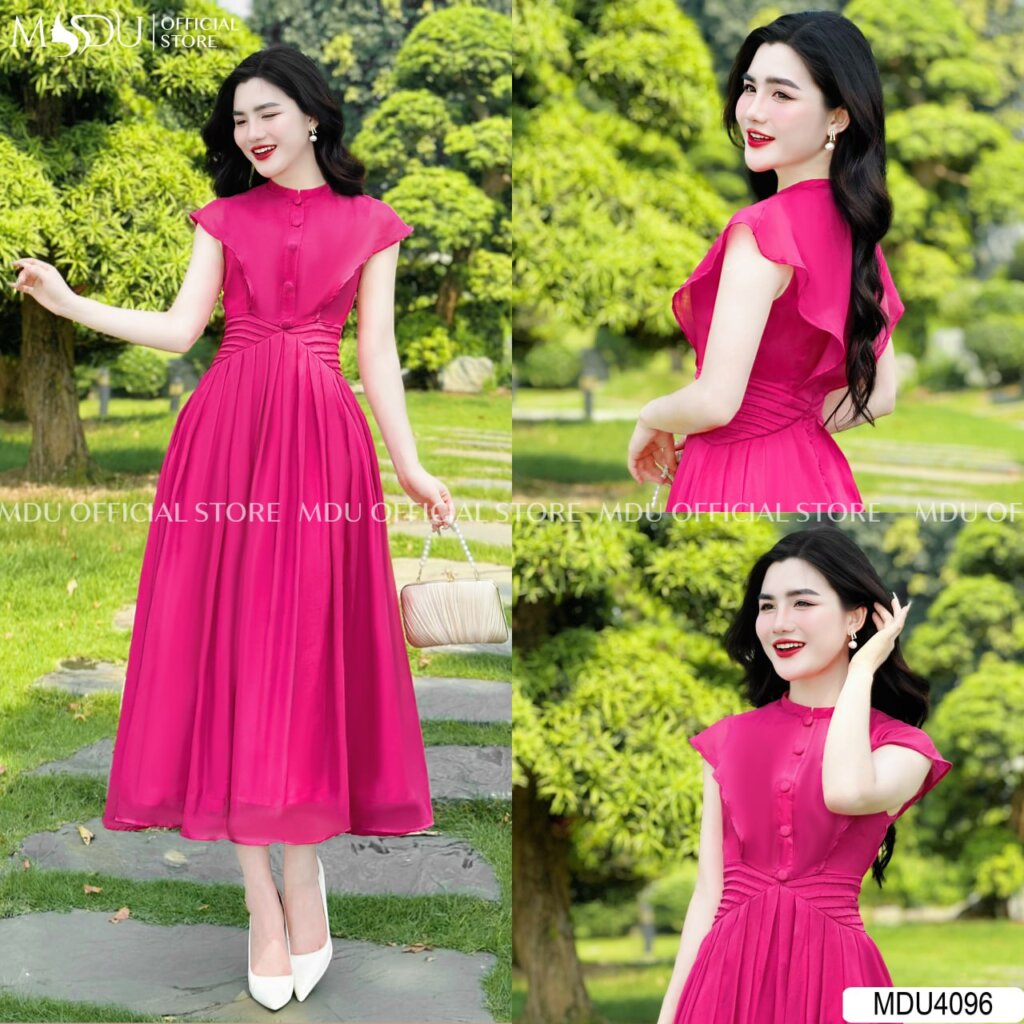 Đầm Maxi Kết Hợp Với Dáng Cánh Tiên Cuốn Hút