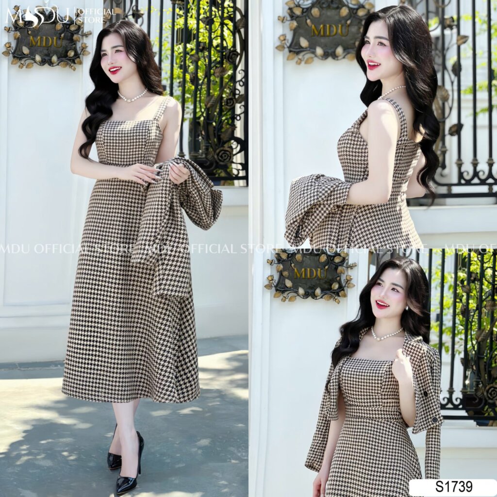 Váy Hở Lưng Đi Tiệc Chiết Eo