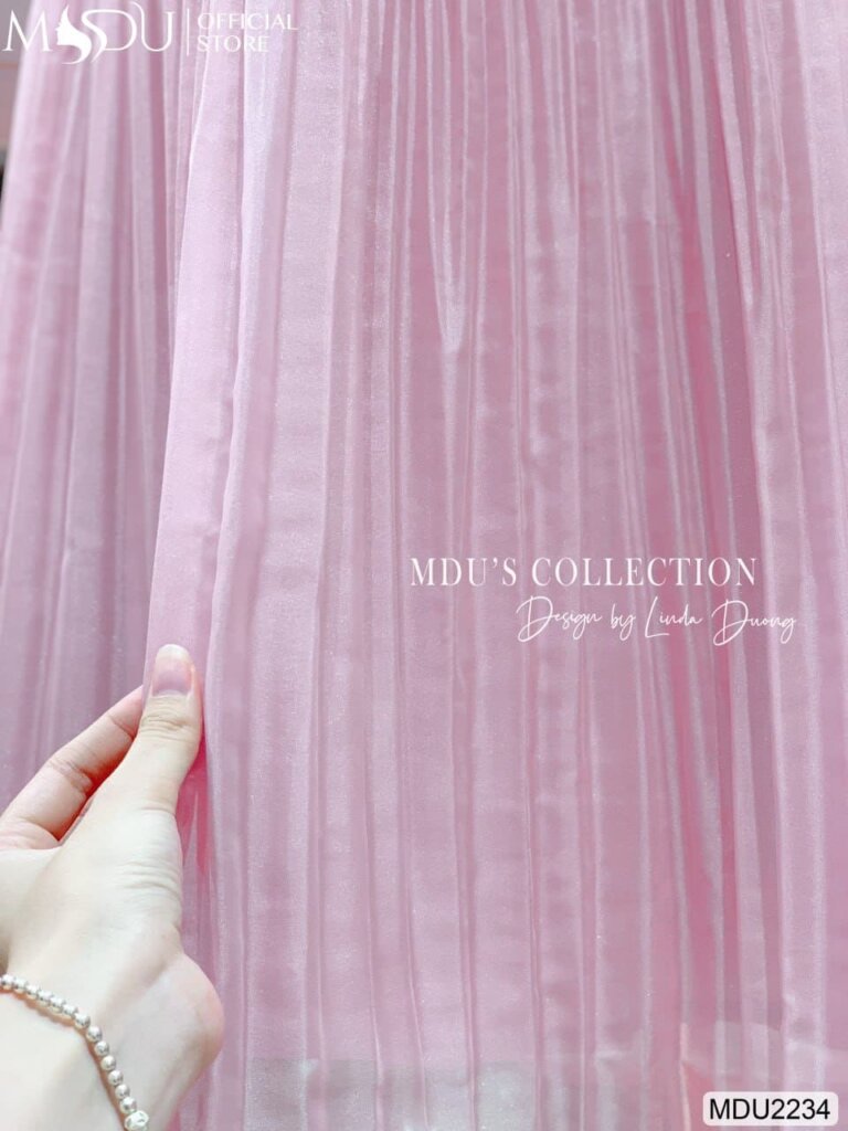 Váy Thiết Kế MDU2234 - Chất Liệu Tơ Óng Cao Cấp, Mang Đến Sự Mềm Mại Và Bóng Mượt