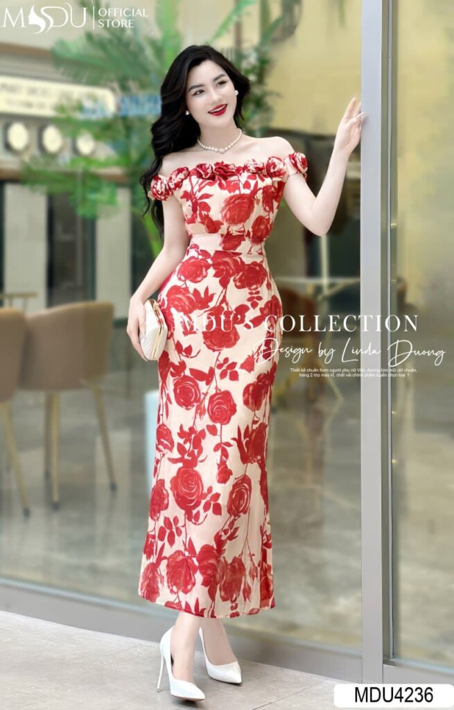 Đầm Trễ Vai Dự Tiệc Sang Trọng: Lựa Chọn Hoàn Hảo Cho Phong Cách Quý Phái