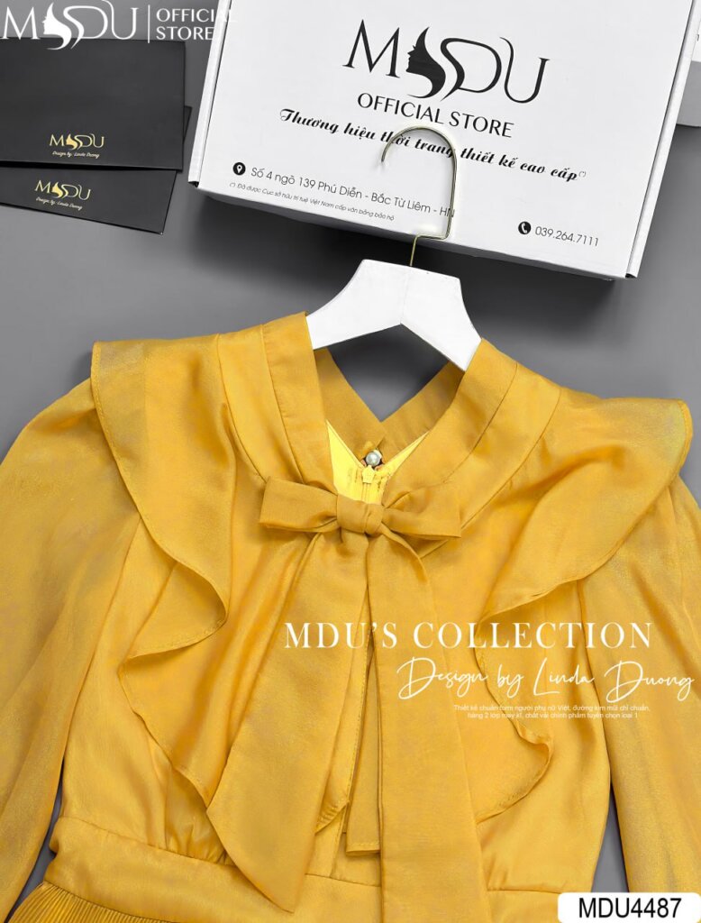 Váy Thiết Kế MDU4487: Sự Kết Hợp Hoàn Hảo Giữa Chất Liệu Cao Cấp và Thiết Kế Thanh Lịch Từ MDU Fashion