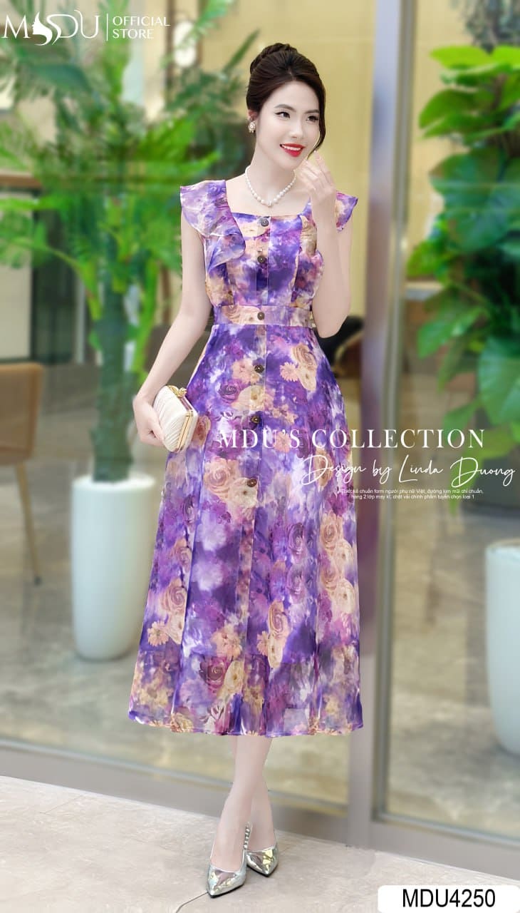 Các Kiểu Dáng Công Chúa Váy Tím - Đầm Hai Dây Tím Trẻ Trung