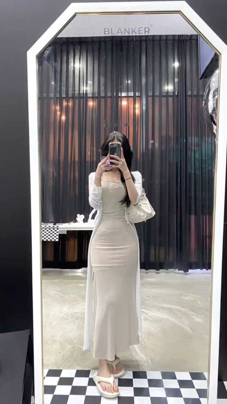 Chọn Đầm Body 2 Dây Theo Dáng Người