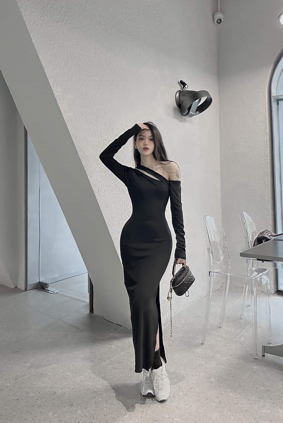 Chọn Đầm Body Dài Tay Theo Chiều Cao