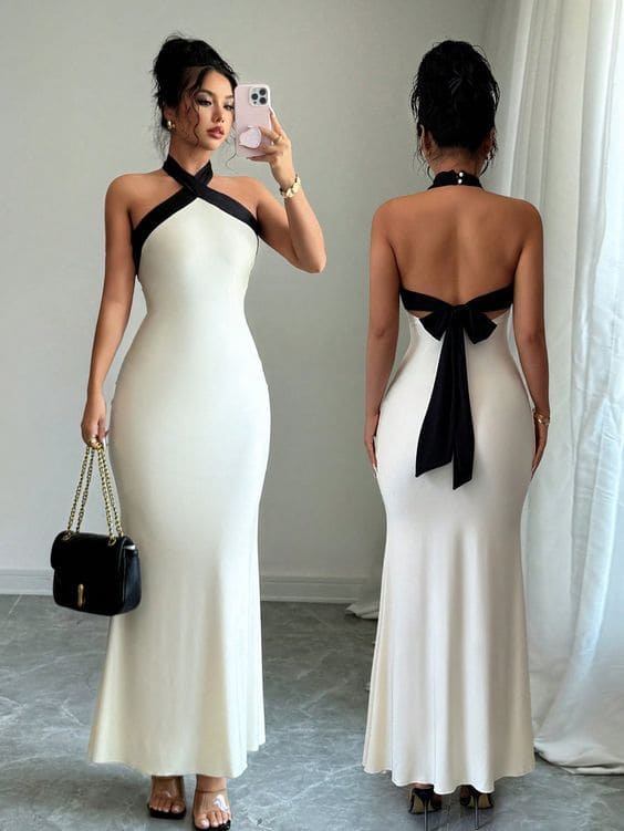 Đầm Body Hở Lưng Cho Cô Nàng Thon Gọn