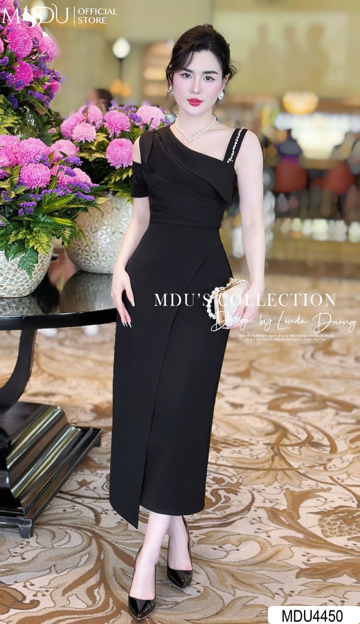 Đầm Body Trễ Vai Cho Dáng Người Mũm Mĩm