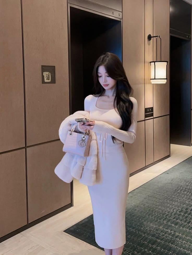 Cách Giặt Đầm Len Dáng Dài