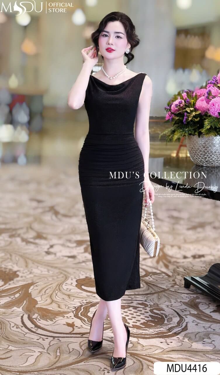 Tôn Dáng Hoàn Hảo Với Đầm Nhung Body