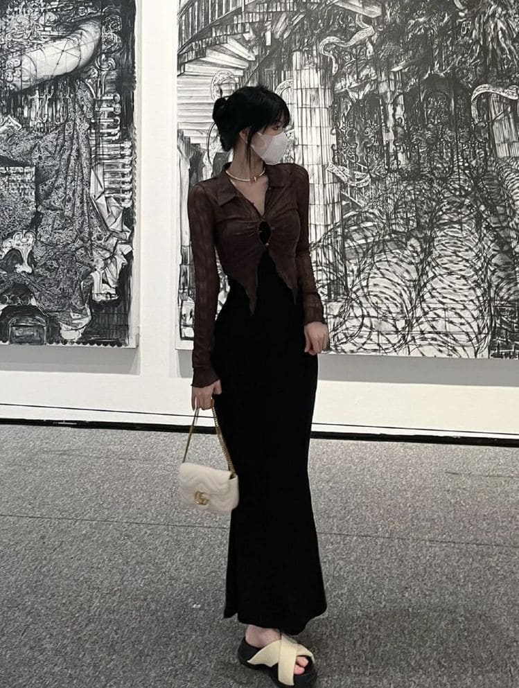 Tái Sử Dụng Váy Body Dài Qua Gối Theo Mùa