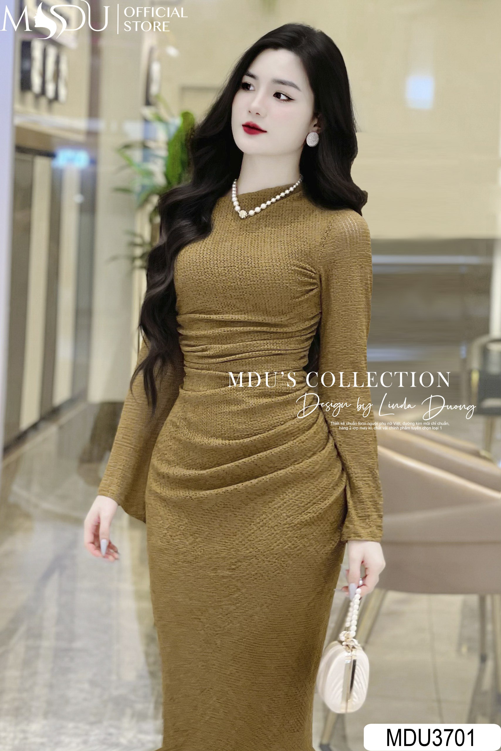 Cách Chọn Váy Body Màu Nâu Phù Hợp Với Vóc Dáng