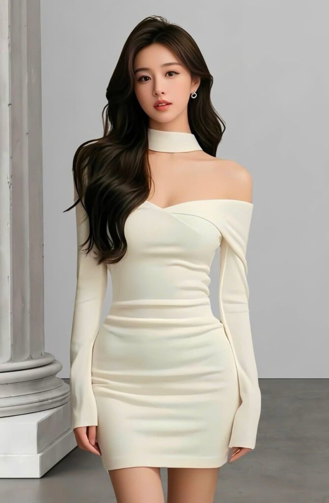 Màu Sắc Phổ Biến Của Váy Body Ngắn Dài Tay