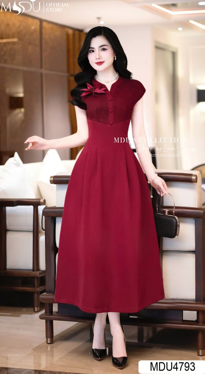 Các Phong Cách Váy Công Chúa Màu Đỏ Đang Được Yêu Thích - Váy Công Chúa Phong Cách Châu Âu Cổ Điển