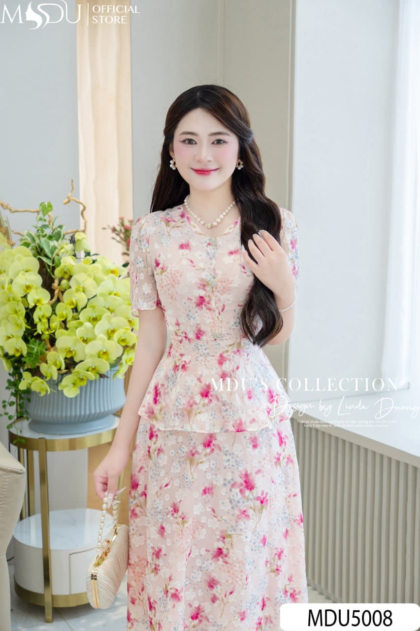 Váy Công Chúa Màu Hồng Handmade Độc Đáo