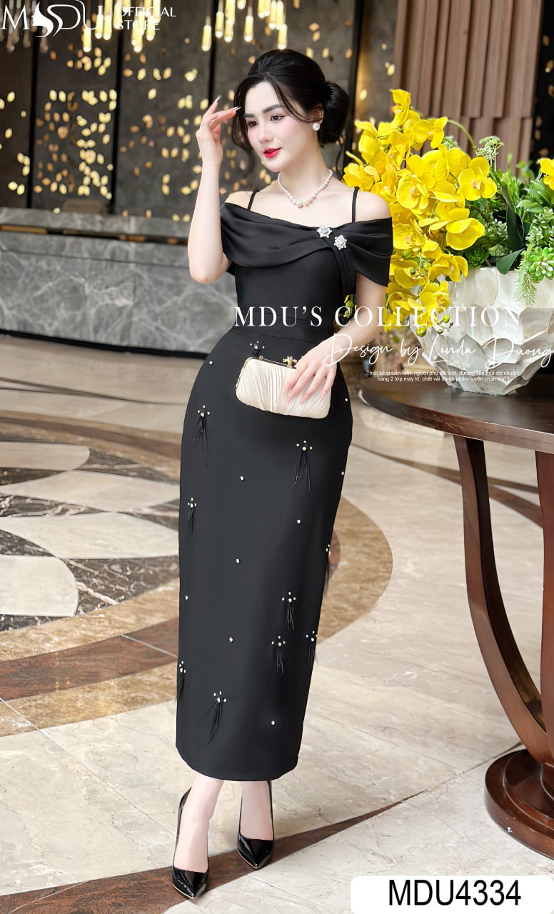 Váy Hoa Nhí Body Kết Hợp Ánh Kim