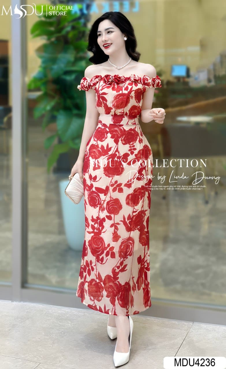 Váy Hoa Nhí Body Dáng Dài