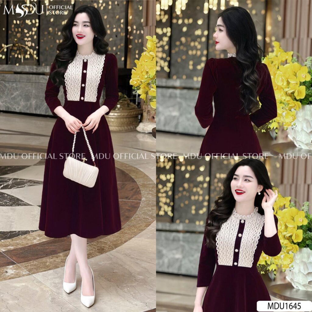 vay thiet ke mdu16454 Mdu Fashion